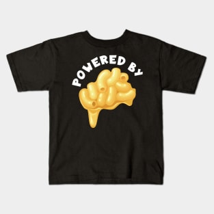 Powered by Mac & Cheese Kids T-Shirt